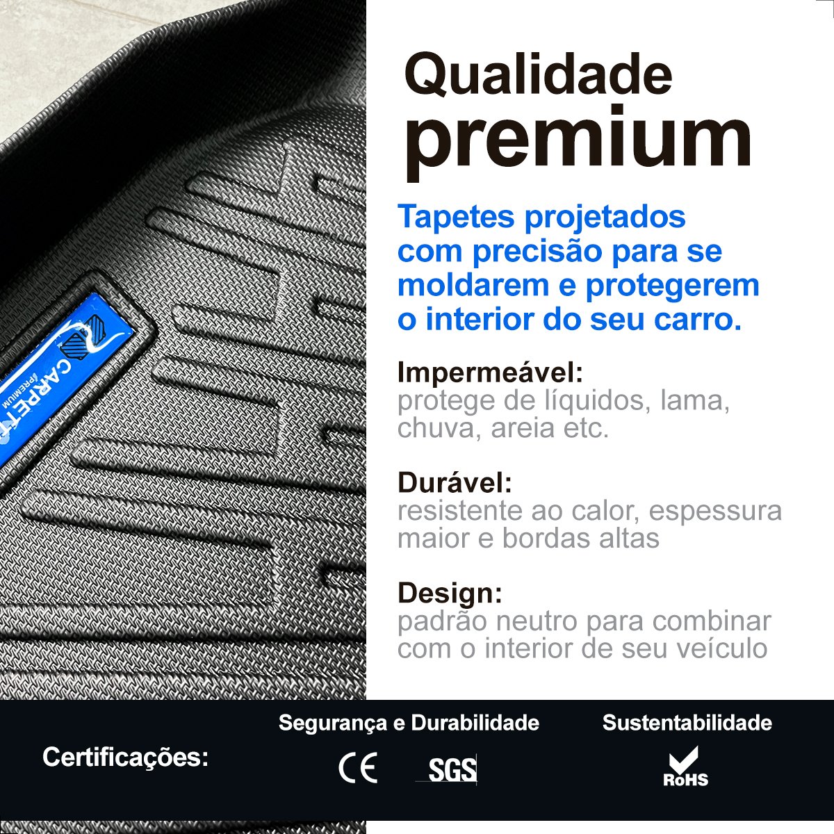 Kit tapete TPE GWM Haval H6 completo - Imagem 5