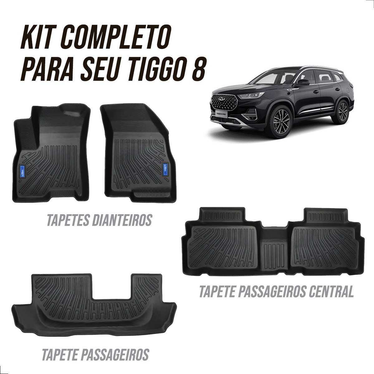 Kit tapete TPE Chery Tiggo 8 - Imagem 2