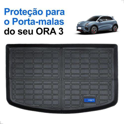 Tapete Porta Malas Gwm Ora 3 Tpe 3d Impermeável Carpette Preto - Imagem 3