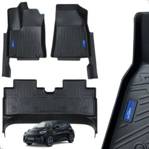 Kit Tapete Byd Dolphin Mini Tpe 3d Impermeável Carpette Preto