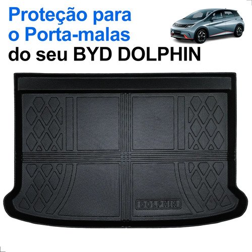 Tapete Porta Malas Byd Dolphin Tpe 3d Impermeável Carpette Preto - Imagem 4