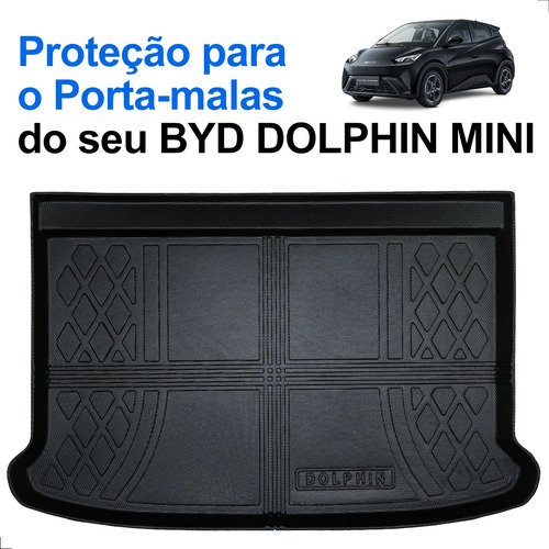 Tapete Porta Malas Byd Dolphin Mini Tpe Impermeável Carpette Preto - Imagem 4