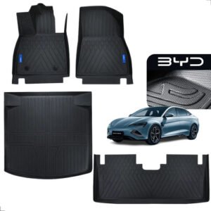 Kit Tapete Byd Seal Completo Tpe 3d Impermeável Carpette Preto
