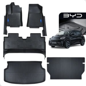 Kit Tapete Byd Dolphin Mini Completo Impermeável Carpette Preto