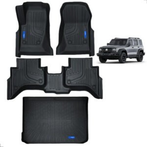 Kit Tapete Gwm Tank 300 Completo Tpe 3d Impermeável Carpette Preto