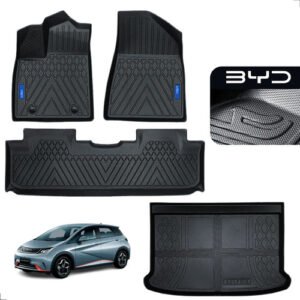 Kit Tapete Byd Dolphin Tpe Completo 3d Impermeável Carpette Preto