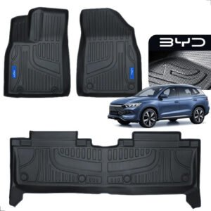 Kit Tapete Byd Song Pro Tpe 3d Impermeável Carpette Premium Preto